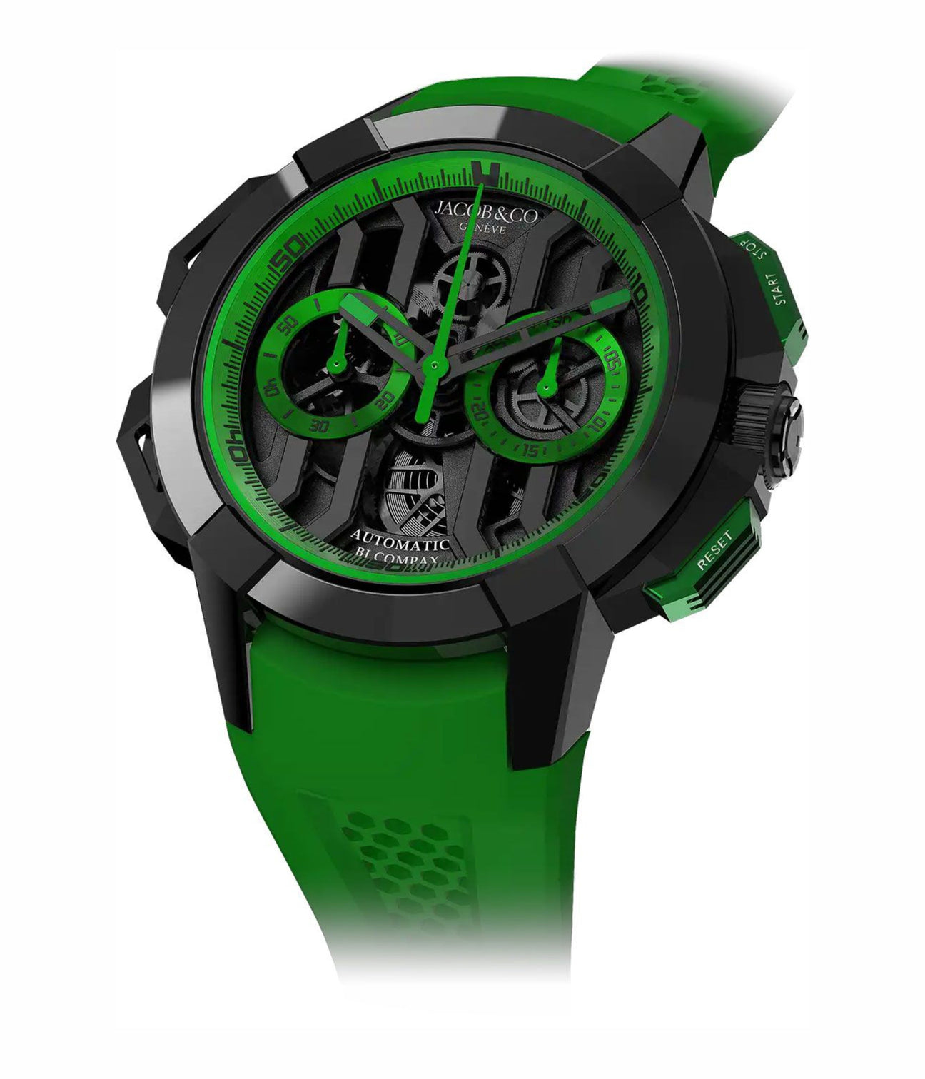 Jacob & Co. Epic X Chrono 44 mm - Black Titanium (Green)