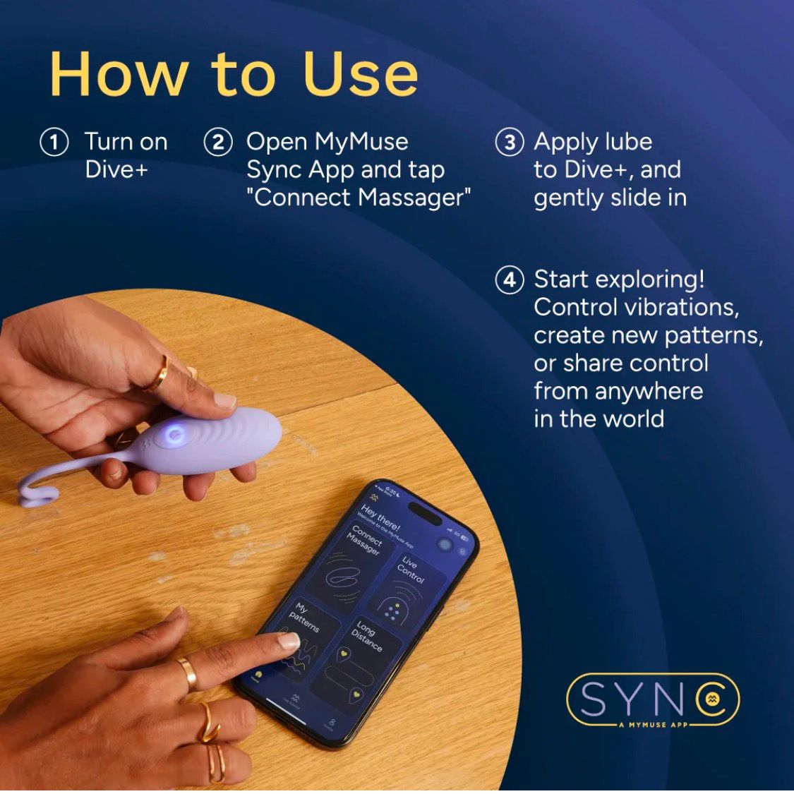 App-Controlled Insertable Massager