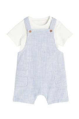 Blue/Striped Cotton set Cloth