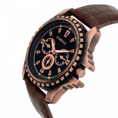 LORENZ Watch Copper Chrono Style Analogue Men’s Watch 