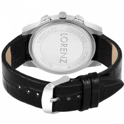 Lorenz Watch Analog Black Dial Watch for Men 