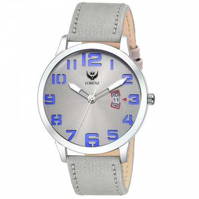 Lorenz Watch Analog Grey Dial Slim Watch for Men 