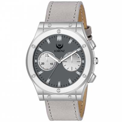 Lorenz Watch Analog Grey Dial Watch for Men 