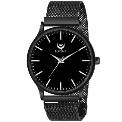 Lorenz Watch Black Analog Watch for Men