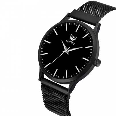 Lorenz Watch Black Analog Watch for Men 