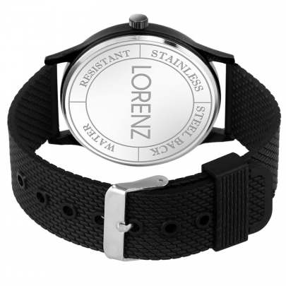 Lorenz Watch Casual Black Dial Analog Watch for Men 