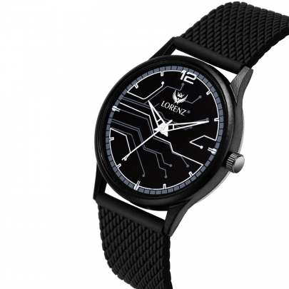 Lorenz Watch Casual Black Dial Analog Watch for Men 