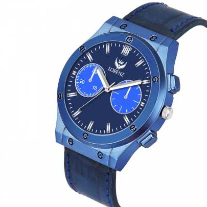 Lorenz Watch Casual Blue Dial Analog Watch for Men 