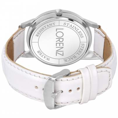 Lorenz Watch Casual White Dial Analog Watch for Men 