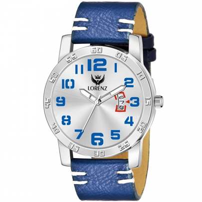 Lorenz Watch Date Edition Blue Dial Analog Watch for Men