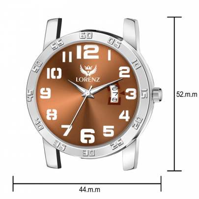 Lorenz Watch Date Edition Brown Dial Analog Watch for Men 