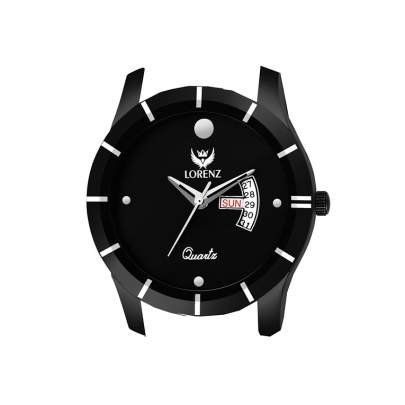 Lorenz Watch Day & Date Functioning Black Dial Men’s Analog Watch 