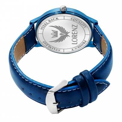 Lorenz Watch Men’s On Trend Luxury Finish Blue Dial Watch 