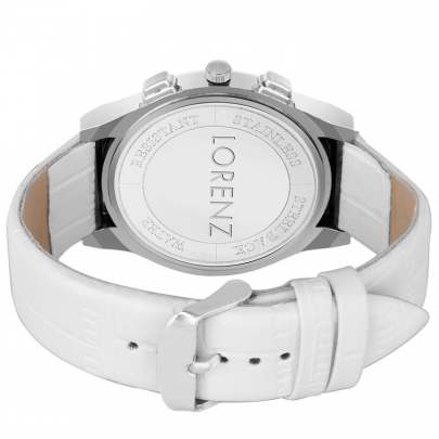 Lorenz Watch White Analog Watch for Men 