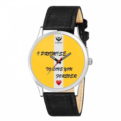 Lorenz Yellow Dial Watch for Men  Men's Watch