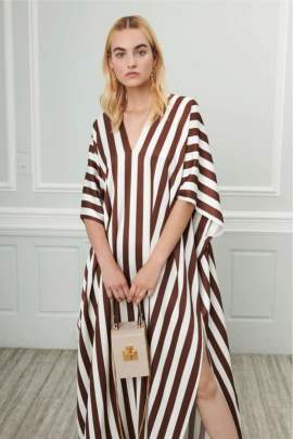 Stripes Slit kaftan Kaftan