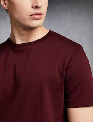 Symbol Premium Men's Super Soft Round Neck Solid T-Shirt 