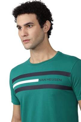 Van Heusen Men's Cotton Regular Fit T-Shirt Men's T-Shirt