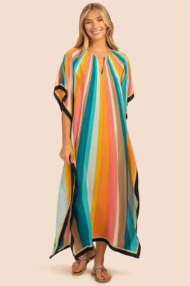 Vibrant Stripes Kaftan Kaftan