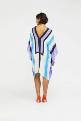 Wilderness Silk Crepe Kaftan Kaftan